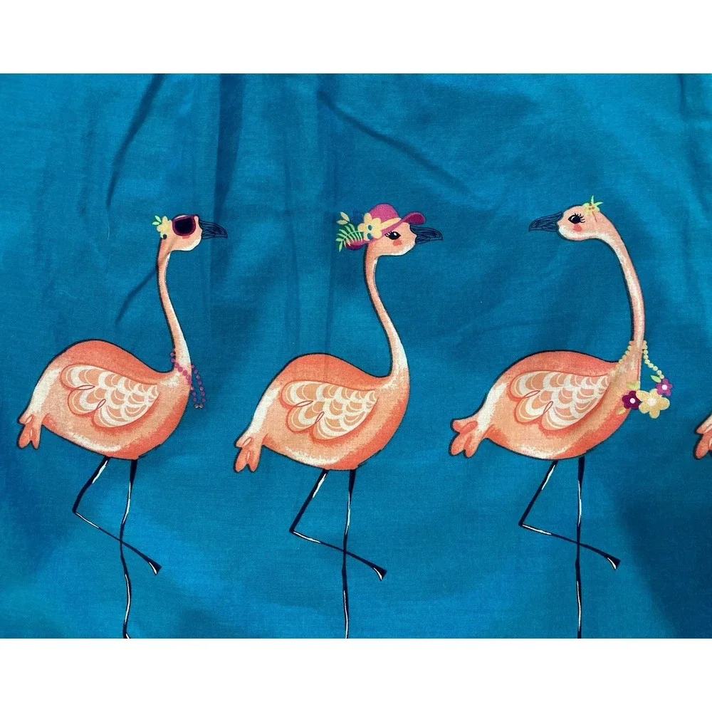 Gymboree Sunny Adventure Girls Summer Flamingo Dress Size 3T Zoo Animal‎ Kingdom